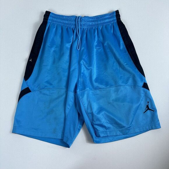 Nike Air Jordan Jumpman Basketball Shorts Blue Men Large Active Athletic‎ Gym - Picture 1 of 7